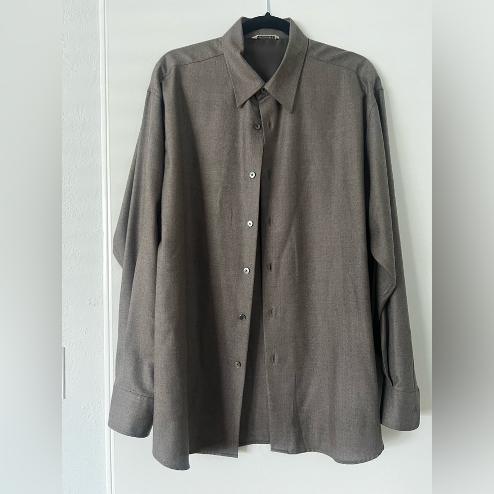 AURALEE Shirt in 100% Wool